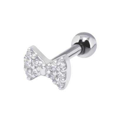 Shiny Bow Helix Ear Piercing TIP-3334